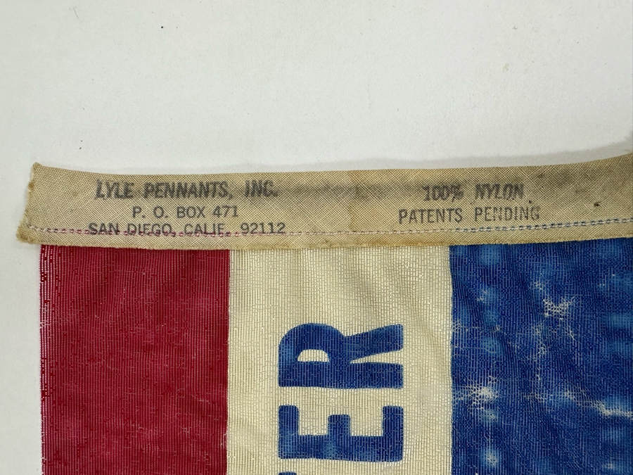 Original Goldwater Presidential Campaign Items Including (2) Presidential Campaign Offset Printing Cardboard Posters 11 X 17, (2) Bumper Stickers, Flag And Headshot [Photo 10]