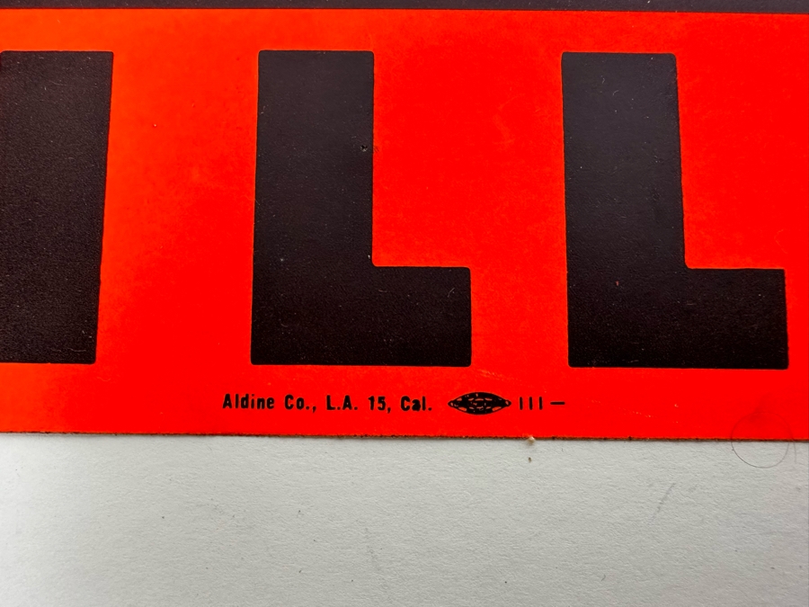 Original Goldwater Presidential Campaign Items Including (2) Presidential Campaign Offset Printing Cardboard Posters 11 X 17, (2) Bumper Stickers, Flag And Headshot [Photo 13]