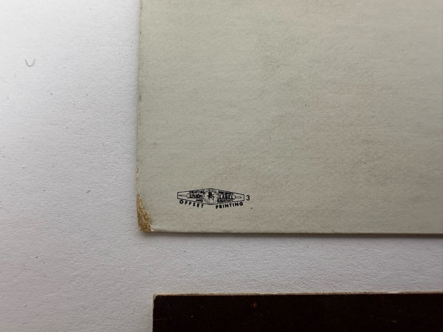 Original Goldwater Presidential Campaign Items Including (2) Presidential Campaign Offset Printing Cardboard Posters 11 X 17, (2) Bumper Stickers, Flag And Headshot [Photo 5]