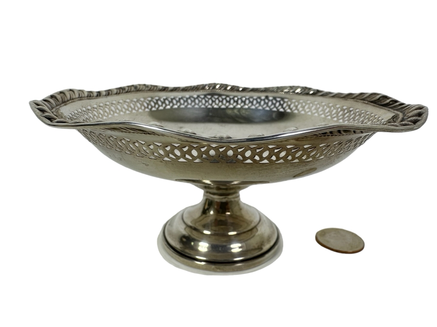 Sterling Silver Weighted Footed Bowl By 6.5W X 3H