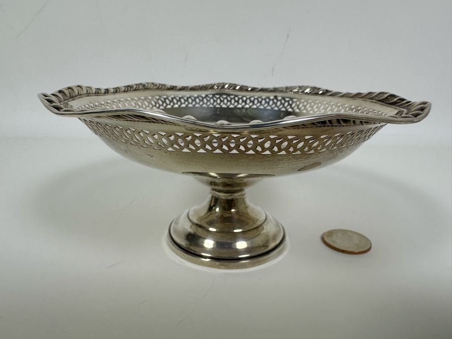 Sterling Silver Weighted Footed Bowl By 6.5W X 3H [Photo 3]