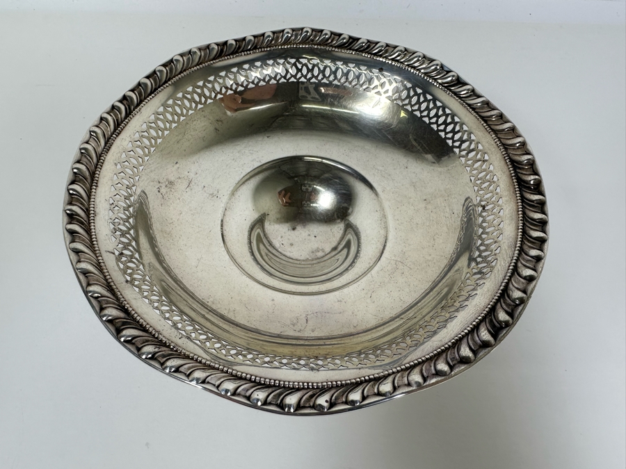 Sterling Silver Weighted Footed Bowl By 6.5W X 3H [Photo 7]