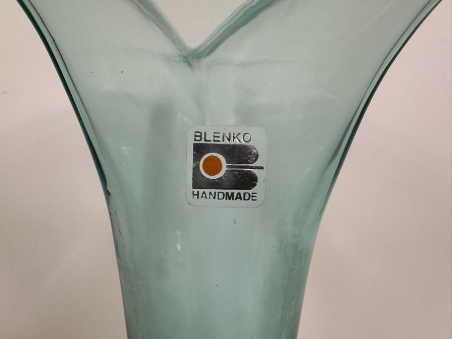 Mid-Century Blenko Glass Vase 15H [Photo 3]