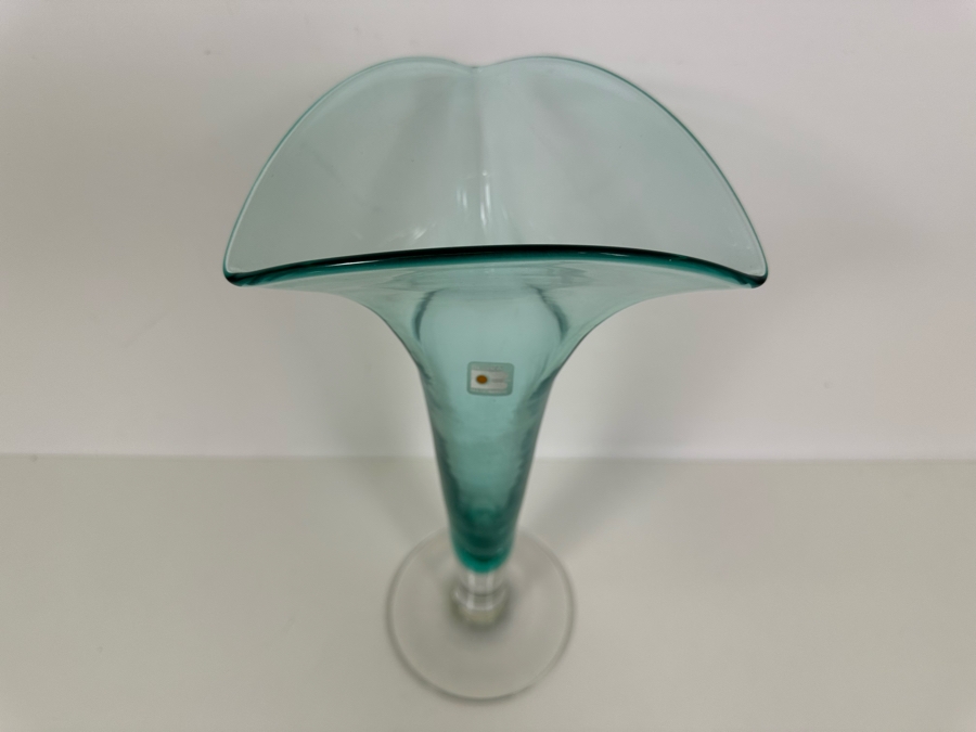 Mid-Century Blenko Glass Vase 15H [Photo 4]