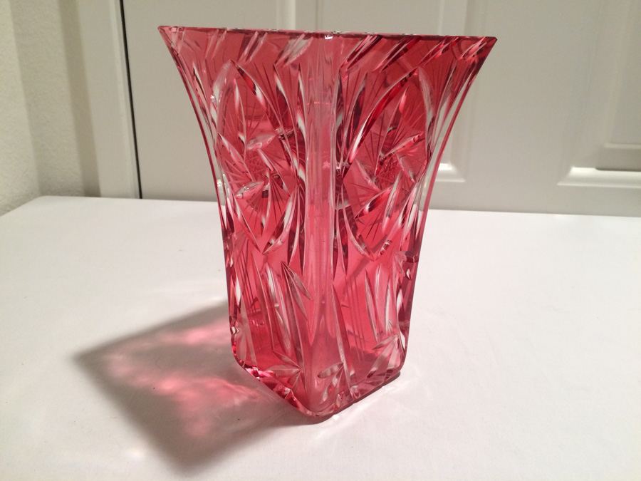 Cut Crystal Vase [Photo 3]