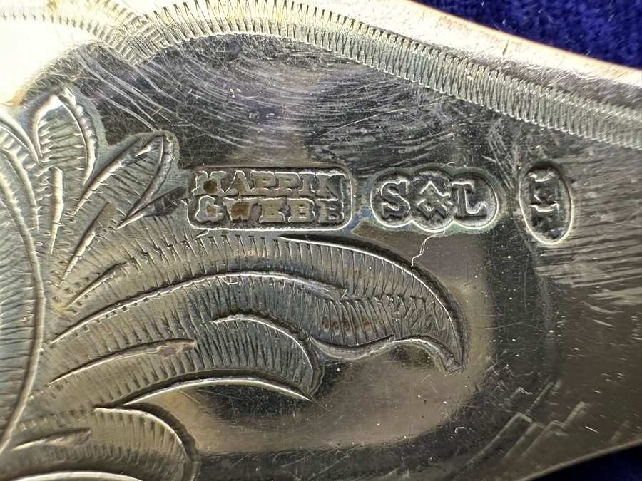 Mappin & Webb Fish Serving Set With Knife And Fork In The Original Box [Photo 6]