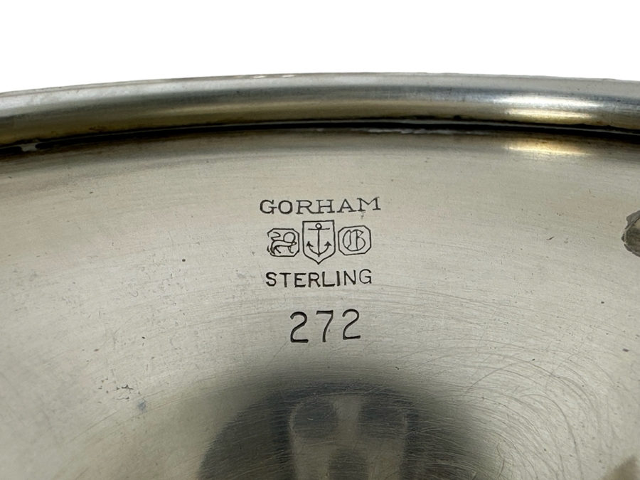 (6) Gorham Sterling Silver Water Goblets Puritan 272 6 5/8'H From The Doheny Estate 1,101g [Photo 7]