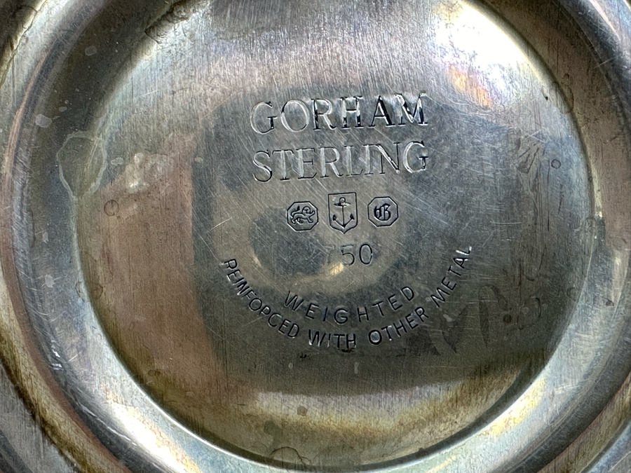 Pair Of Stunning Gorham Chantilly Weighted Sterling Silver Candelabras Doheny Estate 750 9W X 13H [Photo 27]