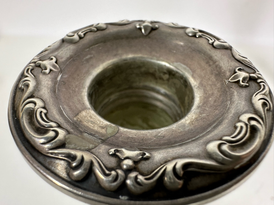 Pair Of Stunning Gorham Chantilly Weighted Sterling Silver Candelabras Doheny Estate 750 9W X 13H [Photo 15]