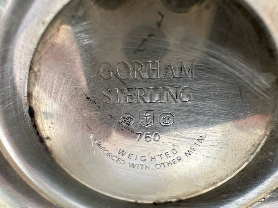 Pair Of Stunning Gorham Chantilly Weighted Sterling Silver Candelabras Doheny Estate 750 9W X 13H [Photo 26]