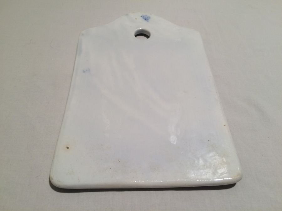 Porcelain Blue and White German Plaque Sign [Photo 7]