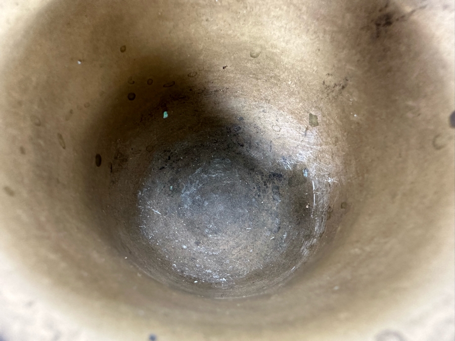 Antique Brass Mortar 4W X 3H Doheny Estate [Photo 7]