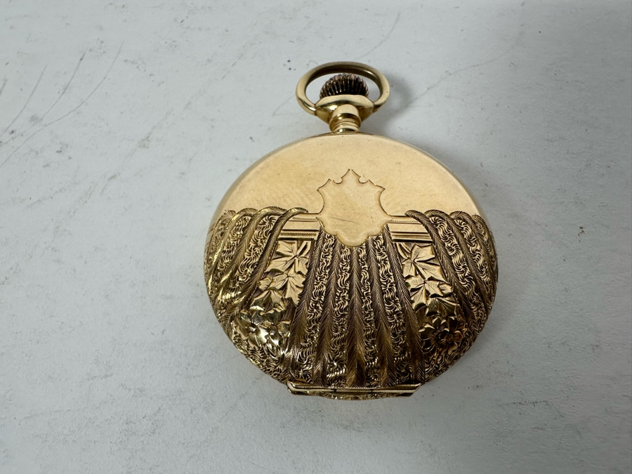 14K Gold Antique Elgin Pocket Watch Ser # 169130 Not Running Possible Main Spring 15 Jewels - See Photos 32.7g [Photo 23]