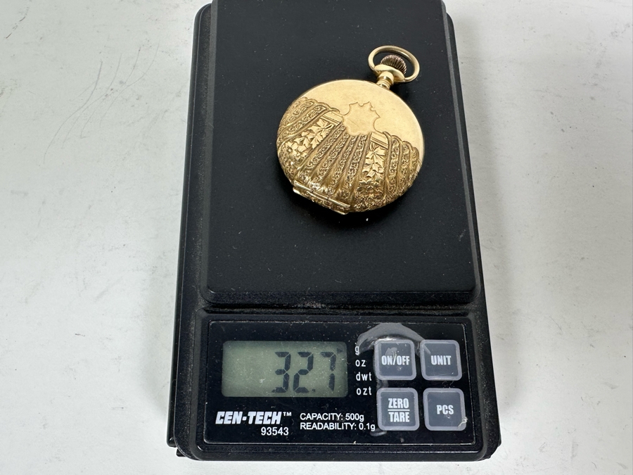 14K Gold Antique Elgin Pocket Watch Ser # 169130 Not Running Possible Main Spring 15 Jewels - See Photos 32.7g [Photo 25]