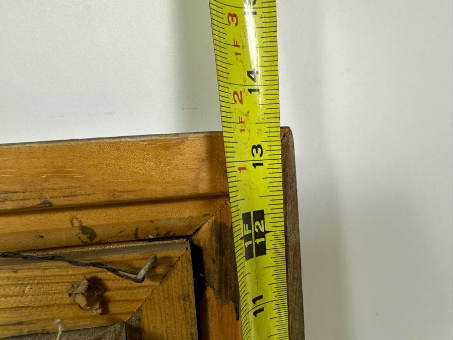 Original Bald Eagle In Flight Oil Painting On Canvas Signed 1979 G. Jensen 10 X 8 Framed 15.5 X 13.5 [Photo 11]