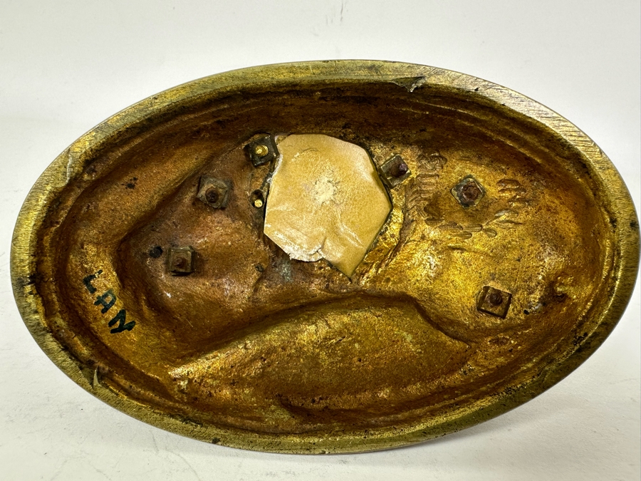 Antique Alphonse Giroux Et Cie Gilt Bronze Bud Vase Featuring Duck And Snail, French 5W X 3D X 3H Doheny Estate [Photo 14]