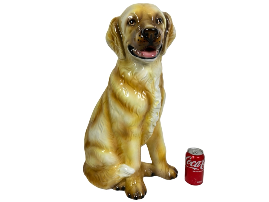 Large Ceramic Dog Made In Italy 23H [Photo 1]