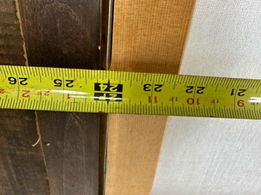 Lugano Candi (B. 1948, Italy/Argentia) Original Impressionist Painting On Canvas Titled 'By The Bridge' Signed Candi 24 X 20 Framed 32.5 X 29 [Photo 13]