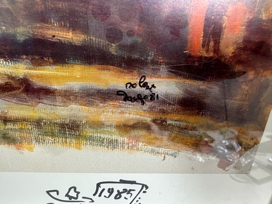 Robert Dago (1926-2016) Hand Signed Artist Poster 20 X 28 [Photo 6]