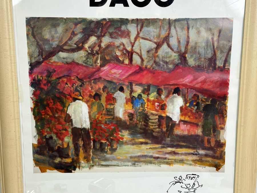 Robert Dago (1926-2016) Hand Signed Artist Poster 20 X 28 [Photo 3]
