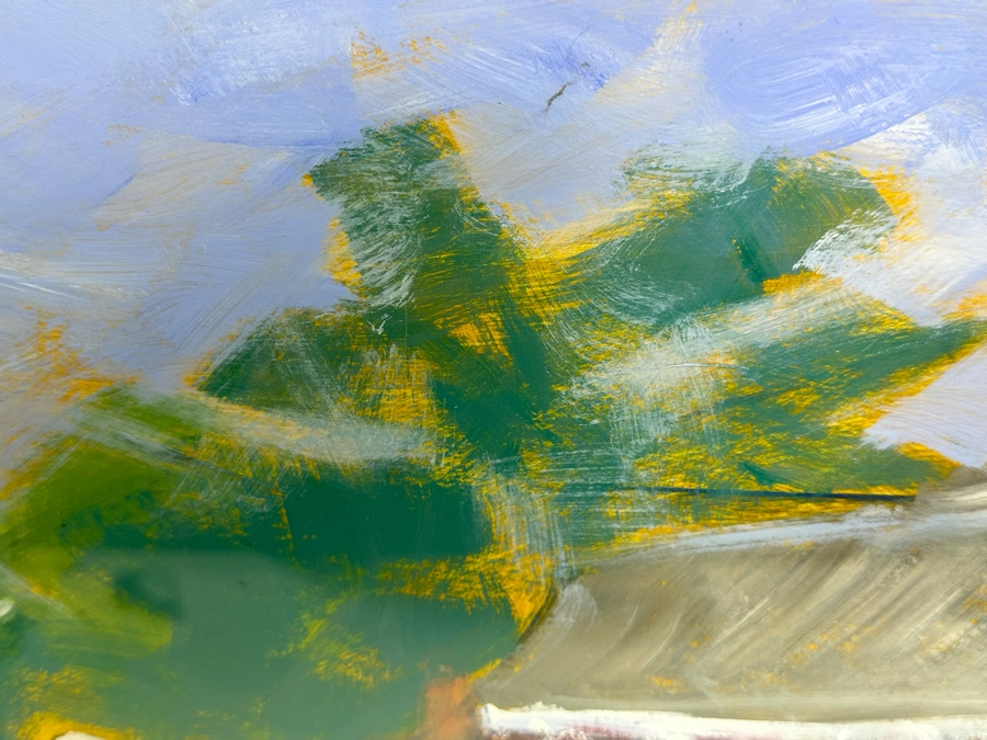 Robert Dago (1926-2016) Original Painting 25 X 19 Framed 29 X 23 [Photo 11]