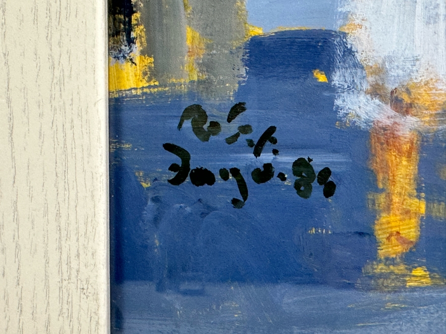 Robert Dago (1926-2016) Original Painting 25 X 19 Framed 29 X 23 [Photo 6]