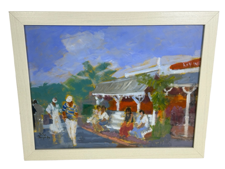 Robert Dago (1926-2016) Original Painting 25 X 19 Framed 29 X 23 [Photo 2]