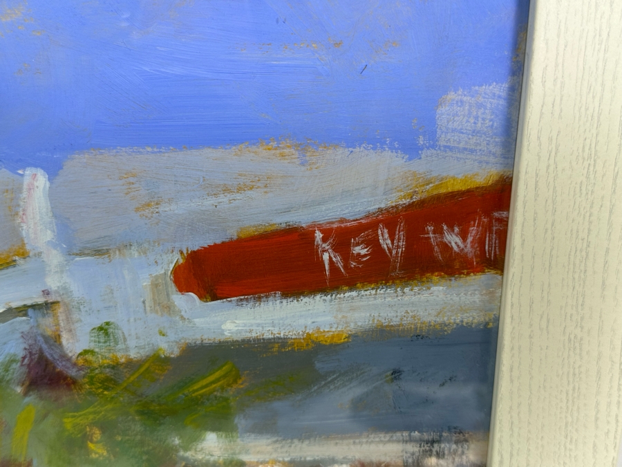 Robert Dago (1926-2016) Original Painting 25 X 19 Framed 29 X 23 [Photo 10]