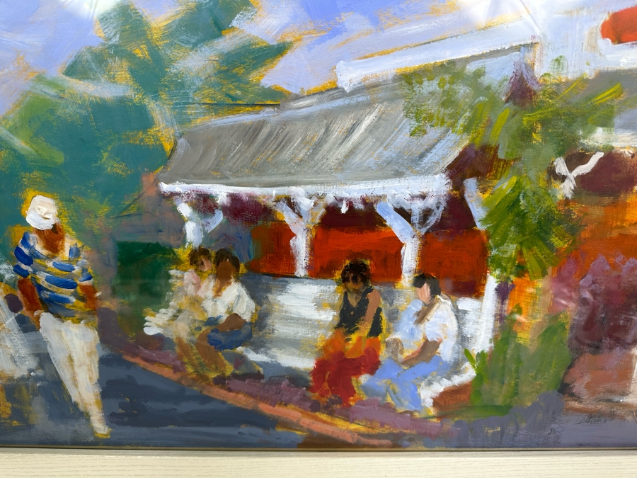 Robert Dago (1926-2016) Original Painting 25 X 19 Framed 29 X 23 [Photo 8]