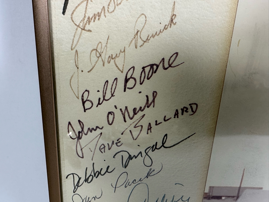 Signed NASA Space Shuttle Photograph Signed By NASA Employees 20.5 X 16.5 [Photo 12]