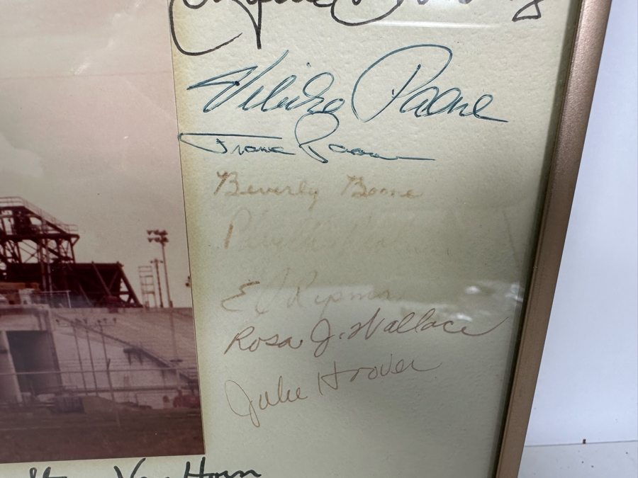 Signed NASA Space Shuttle Photograph Signed By NASA Employees 20.5 X 16.5 [Photo 6]