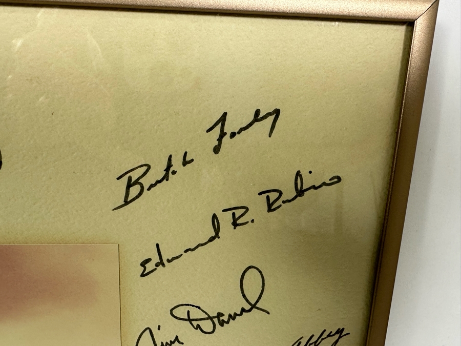 Signed NASA Space Shuttle Photograph Signed By NASA Employees 20.5 X 16.5 [Photo 9]