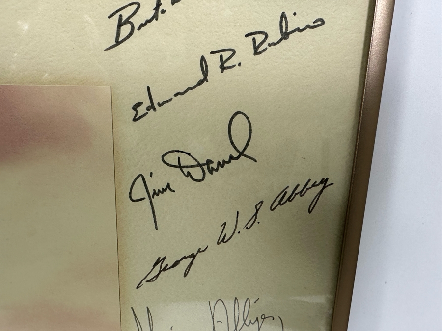 Signed NASA Space Shuttle Photograph Signed By NASA Employees 20.5 X 16.5 [Photo 8]