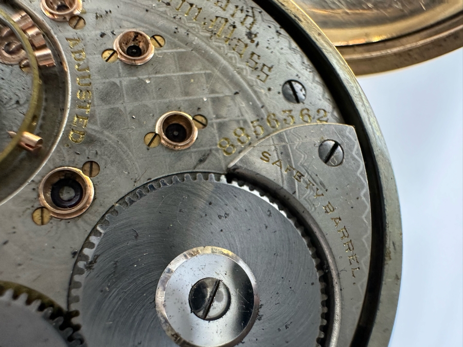 Antique Vanguard Waltham Mass Pocket Watch With 21 Ruby Jewels Not Working - Needs Servicing [Photo 15]