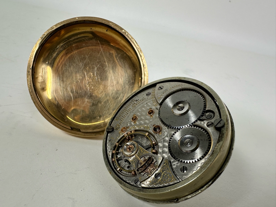 Antique Vanguard Waltham Mass Pocket Watch With 21 Ruby Jewels Not Working - Needs Servicing [Photo 20]