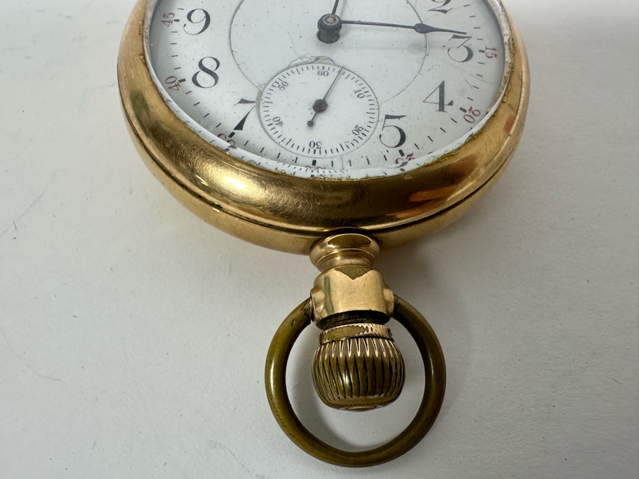 Antique Vanguard Waltham Mass Pocket Watch With 21 Ruby Jewels Not Working - Needs Servicing [Photo 6]