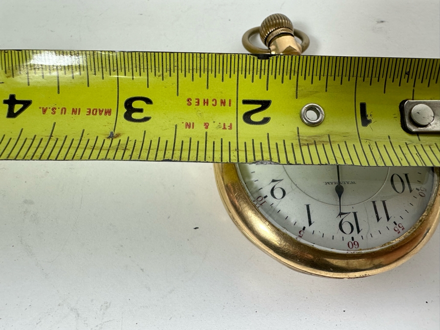 Antique Vanguard Waltham Mass Pocket Watch With 21 Ruby Jewels Not Working - Needs Servicing [Photo 21]