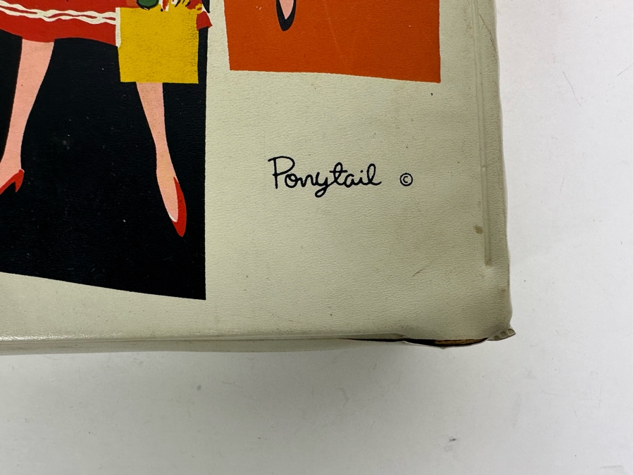 Vintage 1961 Barbie Ponytail Doll Case 11W X 12D X 3H [Photo 5]