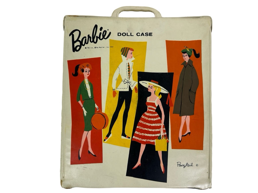 Vintage 1961 Barbie Ponytail Doll Case 11W X 12D X 3H