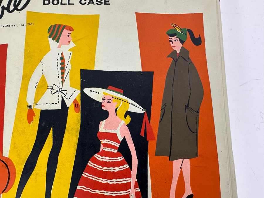 Vintage 1961 Barbie Ponytail Doll Case 11W X 12D X 3H [Photo 4]