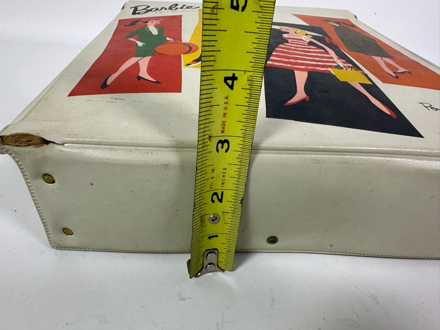 Vintage 1961 Barbie Ponytail Doll Case 11W X 12D X 3H [Photo 13]