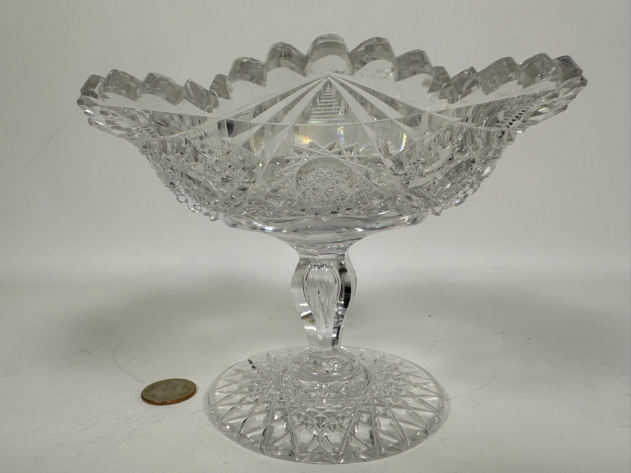 Vintage Cut Crystal Footed Dish 7W X 5H [Photo 2]