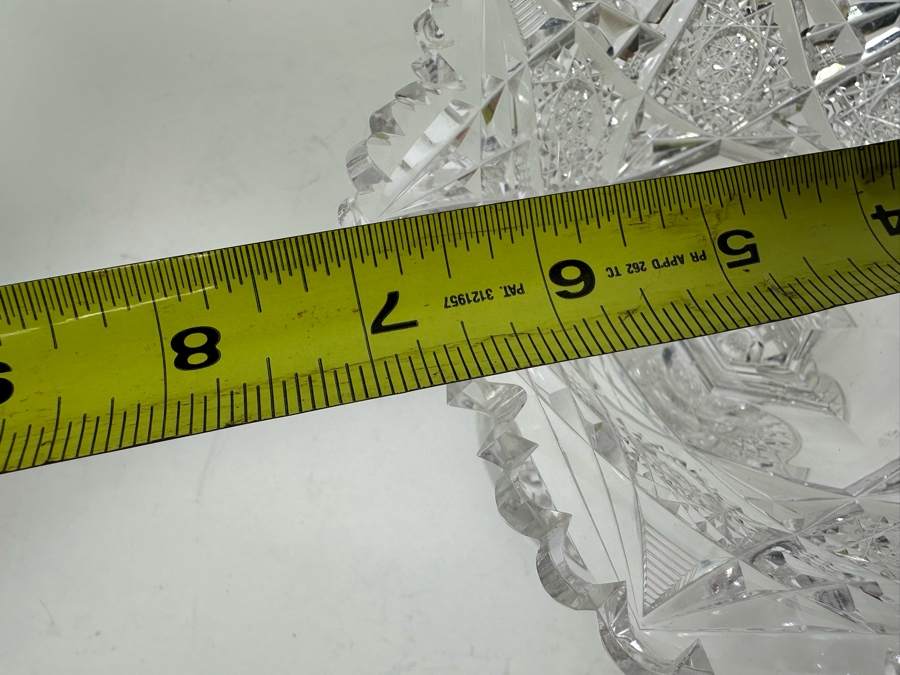 Vintage Cut Crystal Footed Dish 7W X 5H [Photo 12]