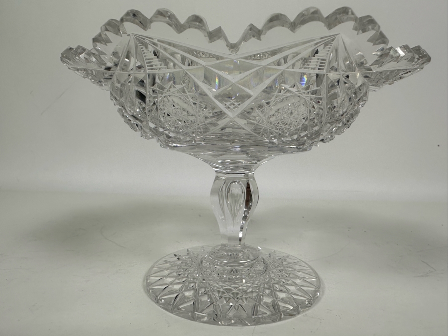 Vintage Cut Crystal Footed Dish 7W X 5H [Photo 10]