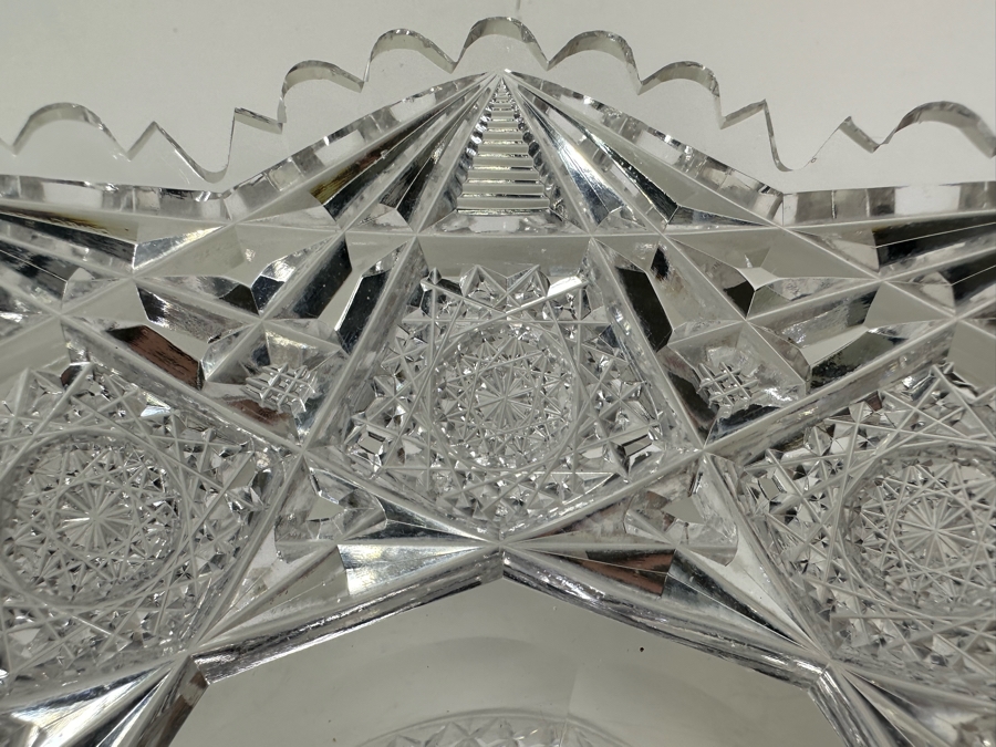 Vintage Cut Crystal Footed Dish 7W X 5H [Photo 7]