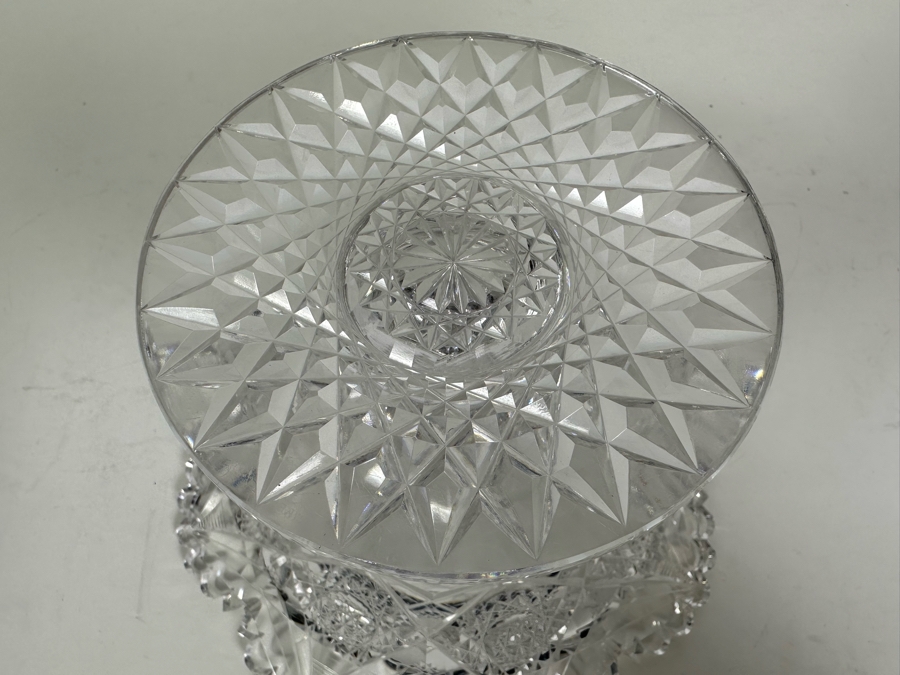 Vintage Cut Crystal Footed Dish 7W X 5H [Photo 8]