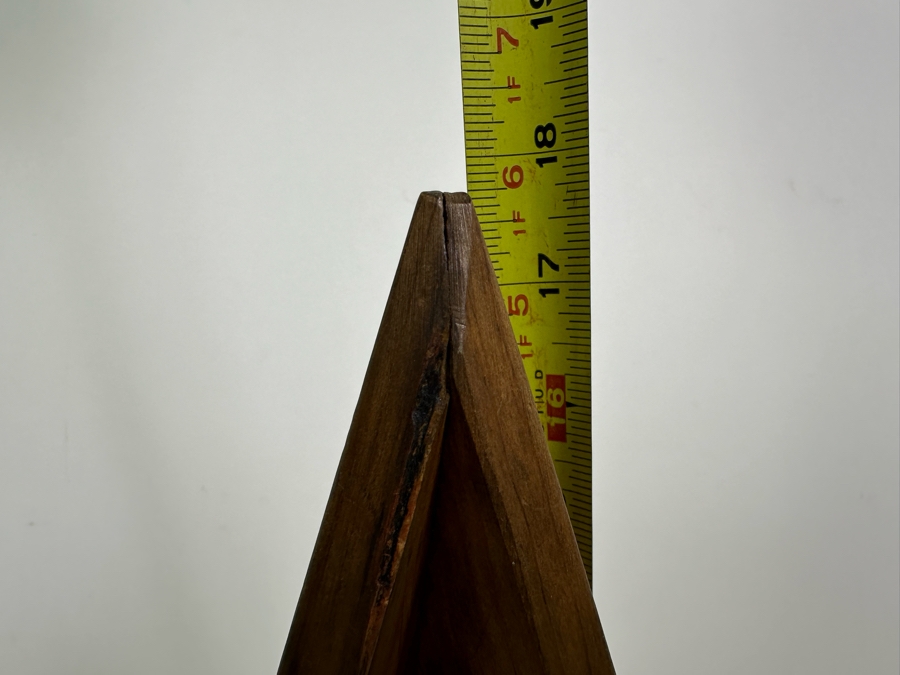 Stained Glass Wooden Sculpture Light 12W X 6D X 18H [Photo 9]