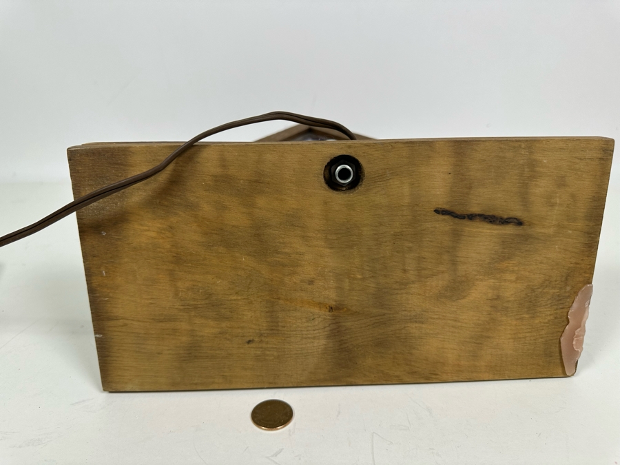 Stained Glass Wooden Sculpture Light 12W X 6D X 18H [Photo 6]