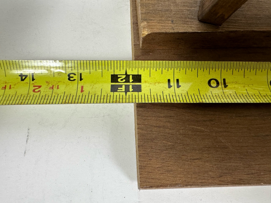 Stained Glass Wooden Sculpture Light 12W X 6D X 18H [Photo 7]