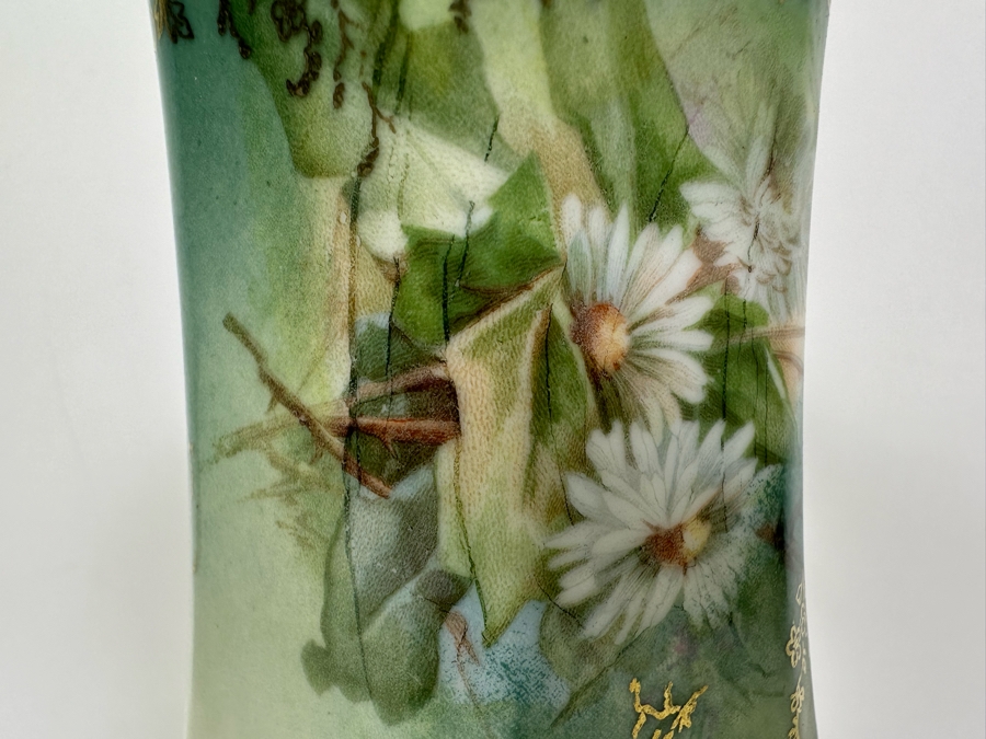 R.S. Prussia Hand Painted Chocolate Pot 11.5H [Photo 7]